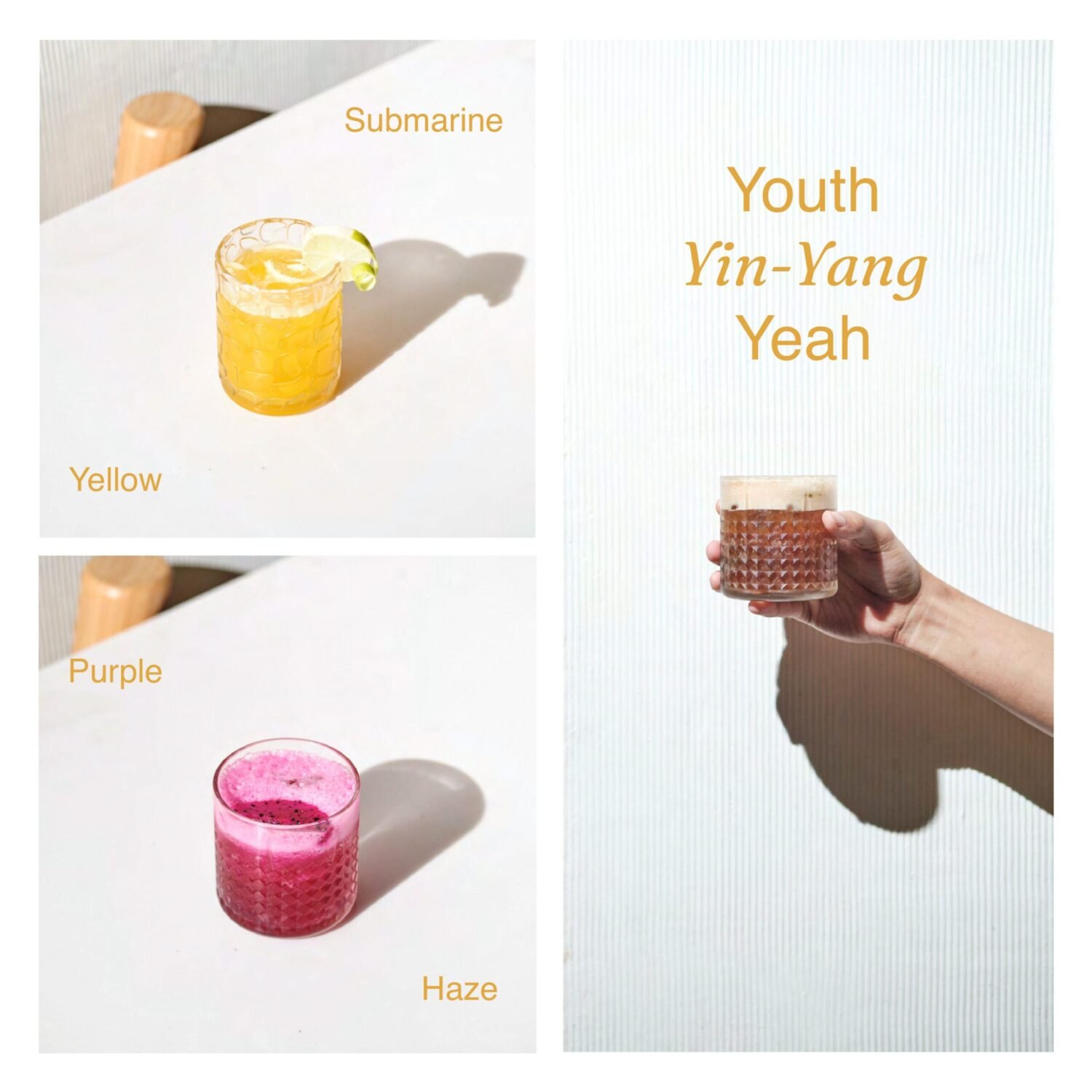 Kreasi mocktail di Monday Co