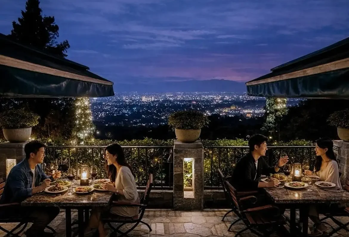 valley bistro cafe cocok untuk dinner romantis